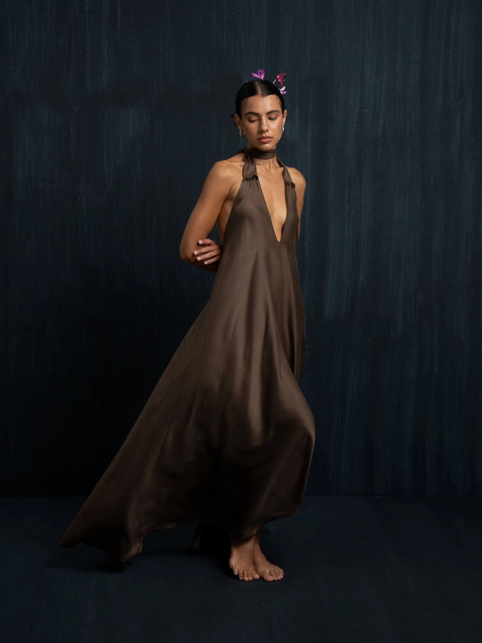 Organic Silk Dresses Made in Bali | Mulberry Silk, Naturally Dyed Rimmba | Sustainable Clothing Organic Silk Dresses Made in Bali | Mulberry Silk, Naturally Dyed Rimmba | Sustainable Clothing
