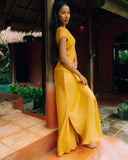 Silk Satin Bias Cut Aman Skirt