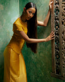 Silk Satin Bias Cut Aman Skirt