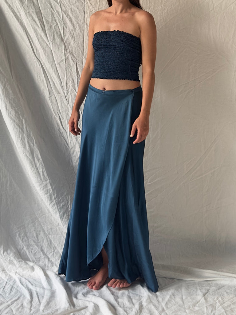 Jannah Indigo - Wrap Skirt