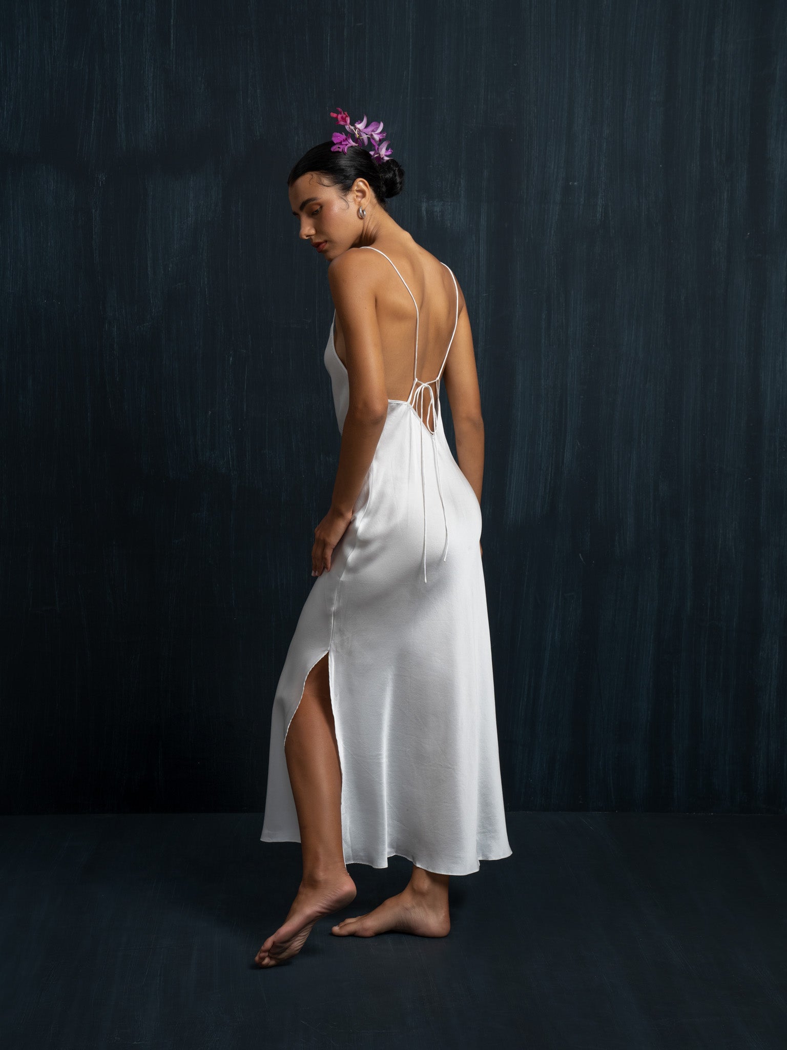 Buy Lily White Silk Dresses Online for Women L Buy Lily White Silk Dresses Online for Women L