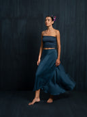 Jannah Indigo - Wrap Skirt