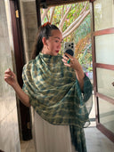 Silk Chiffon Scarf - Tikar Print